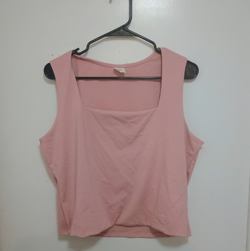 Women's Dusty Pink Sleeveless Top